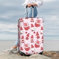 thumbnail image 3 of Lsque Valentine Gnomes Printed Luggage Cover, Travel Luggage Protector,Scratch and Dirt Resistant, Fits 18-32 Inch Luggage - Medium, 3 of 9