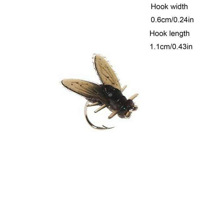 Yhmxh Fly Fishing Bait 30PCS 2024 New Fly Hook Soft Bait Add Fish Attractant Fishing Gear