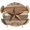 Brown, variant on Elastic Fitted Round Tablecloth, Western Texas Star Vintage Waterproof Stretch Table Cover for 36"-44" Tables, Retro Farmhouse Brown Green Wood Grain Washable Outdoor Tablecloths for Patio, Picnic