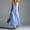 *Blue, variant on ClodeEU Women's Linen Blend Sleeveless V Neck Button Down Maxi Dress,Casual Loose Beach Cover Up with Pockets Beige,Women's Plus L