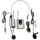 thumbnail image 5 of UHF Portable Wireless Headset/ Lavalier Lapel Microphone with Bodypack Transmitter and Receiver 1/4 Inch Output, for Live Performances, 5 of 5