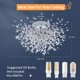 thumbnail image 3 of Lámpara de techo CM MZY Chrome Firework Crystal de 6 luces, 3 of 8