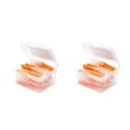 thumbnail image 2 of Vogacara 40 Uds cepillo interdental Push-Pull cepillos de en forma de I herramienta de higiene bucal para interiores y exteriores hogar viaje Naranja 0.6 mm 2piezas Vogacara  CBP000306, 2 of 6