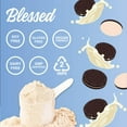 thumbnail image 3 of Blessed Vegan Protein Powder - Plant Based Protein Powder Meal Replacement Protein Shake, 23g of Pea Protein Powder, Dairy Free, Gluten Free, Soy Free, No Sugar Added, 30 Servings (Cookies & Cream), 3 of 9