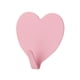 thumbnail image 1 of Zhuge 12 piezas de ganchos adhesivos con forma de corazón para,ganchos adhesivos con forma de corazón para decoración de habitación de (rosa claro), 1 of 5