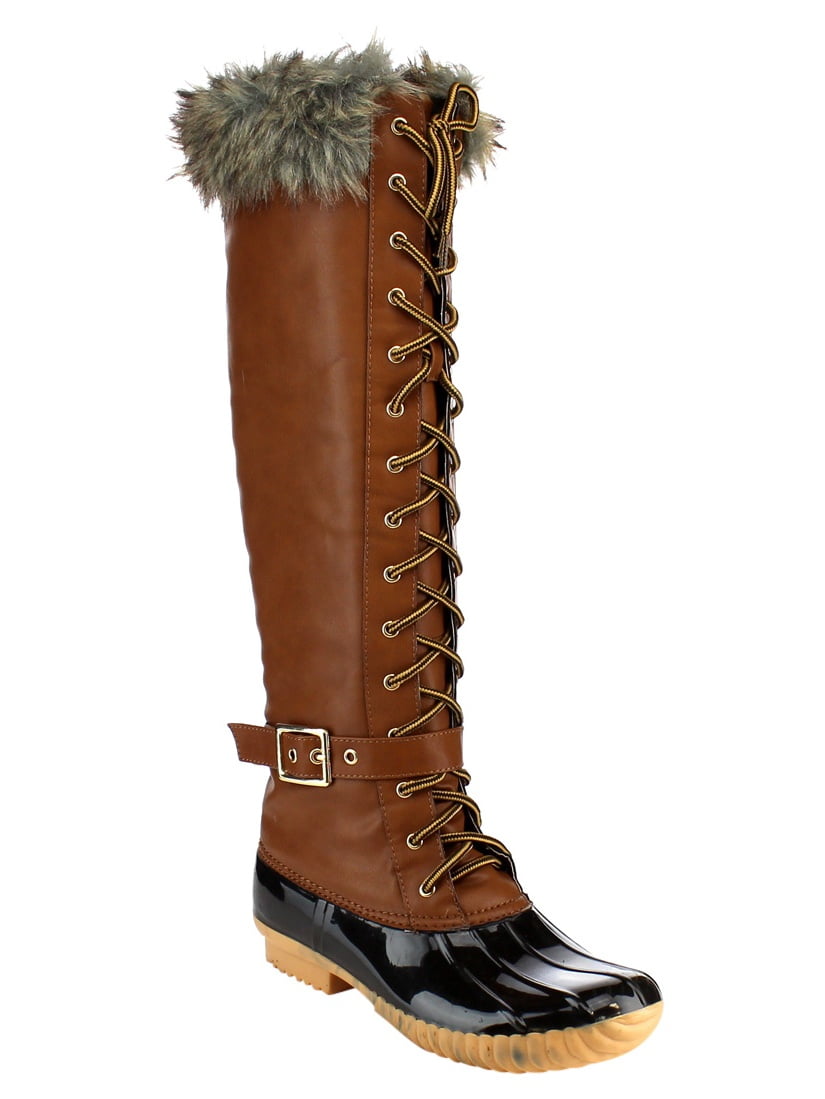 nature breeze over the knee women's sock boots in olive