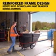 thumbnail image 3 of BRUTE Tilt Dump Truck/Trash Cart/Garbage Collection/Recycling, 1 Cubic Yard, Waste Collection, 1,250 lbs. Capacity, Black, Office/Warehouse/Facility Management (FG131500BLA), 3 of 7