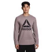Reebok Men's and Big Men's Core Graphic Long Sleeve Top, Sizes XS-5XL