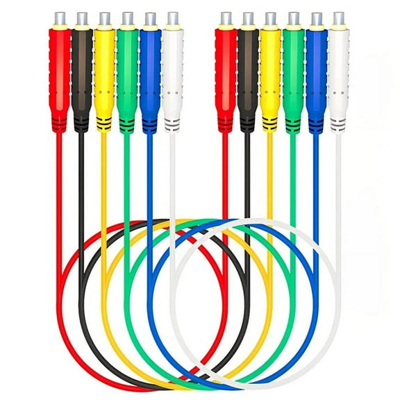 6Pcs Magnetic Test Leads Silicone Flexible Jumper Test Wire Soft Sensors Switches Test Lead for Testing 30V AC/5A 20AWG
