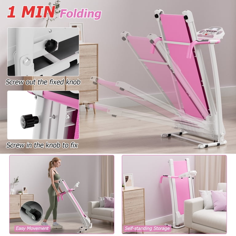 Costway 2 HP Folding Treadmill Motorized Running Machine 12 Preset