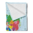 thumbnail image 2 of Map Soft Flannel Fleece Throw Blanket, Classical Colorful Map of World in Political Style Travel Europe America Asia Africa, Cozy Plush for Indoor and Outdoor Use, 50" x 60", Multicolor, by Ambesonne, 2 of 5