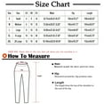 thumbnail image 3 of Aoochasliy Womens Pants Petite Ladies Lady Casual Flowers print Elastic Waist Wide Leg Pants, 3 of 5