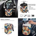 thumbnail image 4 of HUIACONG Hippie Flower Seat Covers for Car Steering Wheel Cover Armrest Cover Pad Seat Belt Pad Car Coasters Universal Fit Automotive Interior 12 Pieces Fit for Men Women, 4 of 6