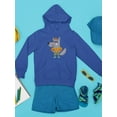 thumbnail image 3 of Hipster Wolf Hoodie Juniors -Image by Shutterstock,  Medium, 3 of 4