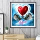 thumbnail image 3 of Cuadros Decorativos DIY taladro redondo completo Rhinestone diamante pintura amor delfín trabajo hecho a mano hogar arte JShteea Nuevos Originales, 3 of 9