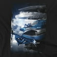 thumbnail image 2 of Power Rangers T-Shirt Blue Zord Poster Unisex Graphic Tee For Men & Women, 2 of 7