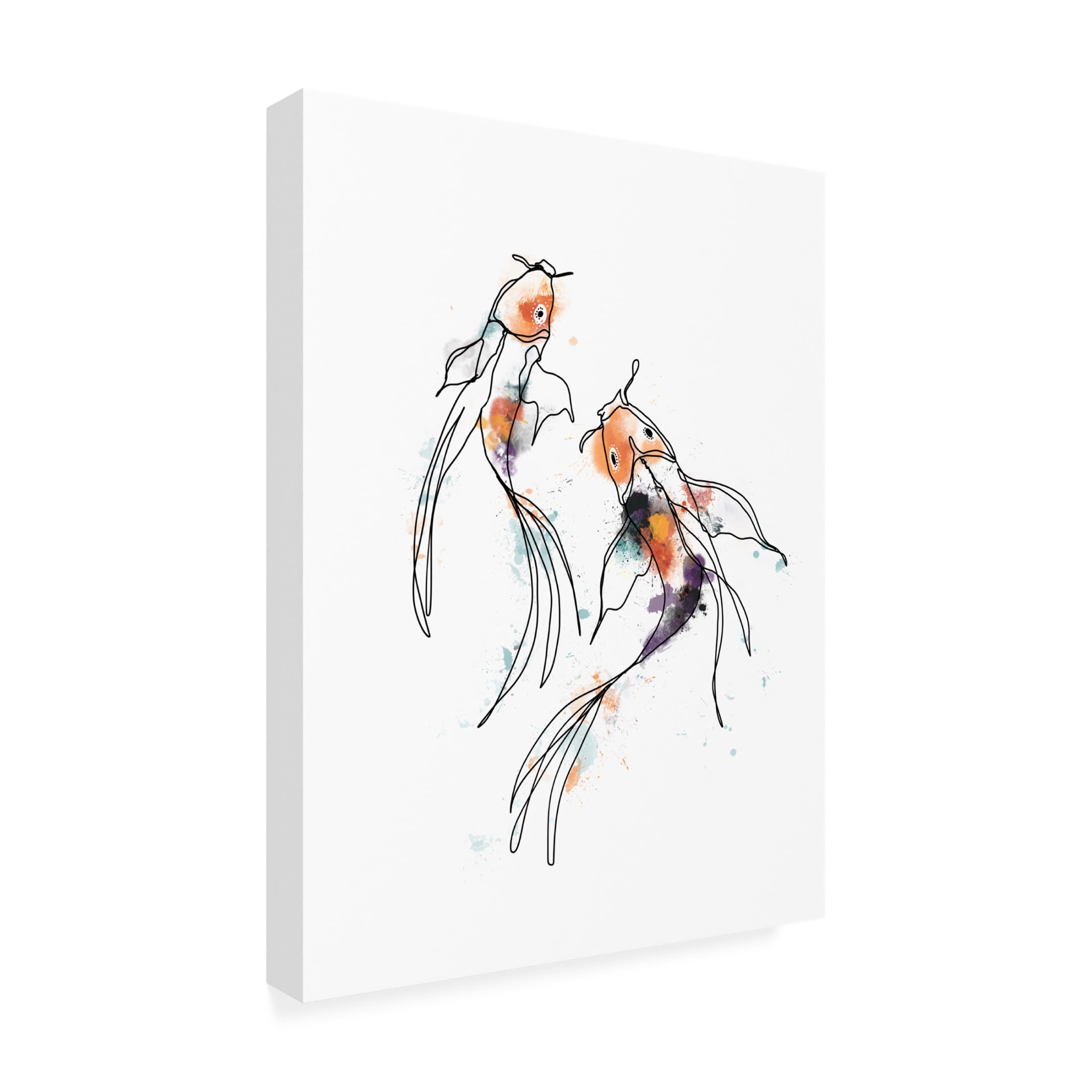 Trademark Fine Art Hanna Lee Tidd Parallel Canvas Wall Art