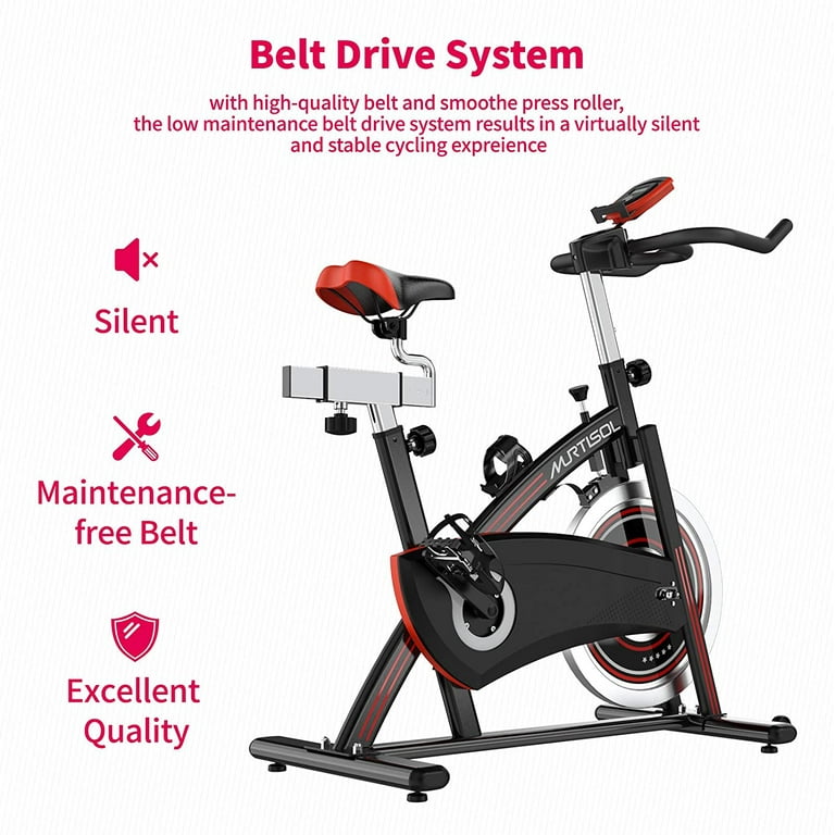 Exercise Cycle Belt Drive Spin Bike Maintenance Murtisol Indoor