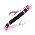 thumbnail image 3 of Correa de , correa de estiramiento de , ejercicio de flexibilidad, multifuncional, profesional, elástica, ajustable, cinturón de estiramiento Rosa, 3 of 4