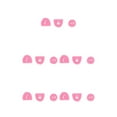 thumbnail image 2 of xinxixnxx 3pcs/set Boutons-Clés Durables pour une Réparation Pratique de la Télécommande sur Commodore Rose 5Set, 2 of 6