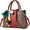 Red, variant on Womens Purses and Handbags Shoulder Bag Ladies Designer Satchel Messenger Tote Bag