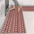 thumbnail image 2 of Kitchen Rugs Sets Of 2,Red Christmas Reindeer Pattern Anti Fatigue Kitchen Mat Rugs Non Slip Washable,Decorative Kitchen Floor Mats for Kitchen,Sink,Laundry,17"X47", 2 of 5