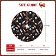 thumbnail image 3 of KLL Space Rocket Christmas Tree Skirt 48" ,Party Decorations Farmhouse for Christmas Decorations Holiday Party, 3 of 6