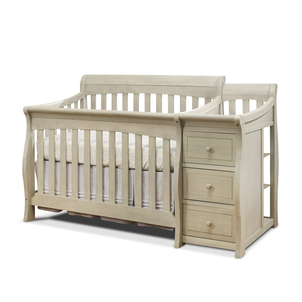 Sorelle Princeton Elite 4in1 Convertible Crib and Changer, Heritage