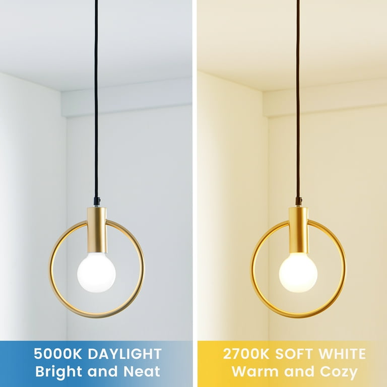 Great Value LED Bulb, 4.5-Watt (60W Equivalent) G25 Deco Bulbs E26 Base, Soft White, 3-Pack