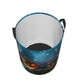 thumbnail image 3 of Easygdp Spooky Halloween Large Dirty Clothes Hamper, Lightweight Storage Basket, Household Laundry Bag with Handle -, 3 of 8