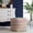 Beige & Multicolor, variant on Anji Mountain Sidney Street 20" Square Pouf Ottoman Black & Ivory