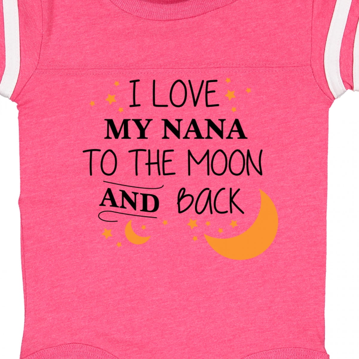 Inktastic I Love My Nana to the Moon and Back Boys or Girls Baby Bodysuit