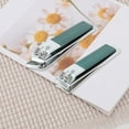 thumbnail image 6 of Unique Bargains 1 Set Texture Nail Clippers Set Toenail Clippers Blackish Green, 6 of 7