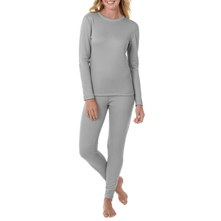 Women's Fleeced Lined Thermal Top and Pant -2Piece Set