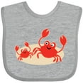 thumbnail image 3 of Inktastic Beach Crabs Cute Vacation Boys or Girls Baby Bib, 3 of 4