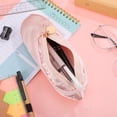 thumbnail image 4 of Ballet Shoes Pencil Case Portable Aesthetic Toiletry Bag Cosmetic Travel Pink, 4 of 8