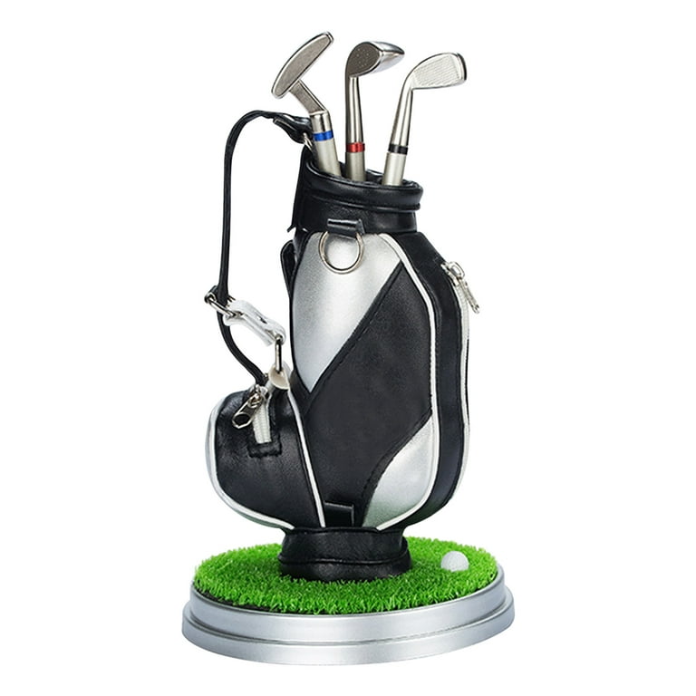  Golf Pen Holder Gifts for Men Women, Unique Birthday for Dad  Boyfriend Boss Coworkers Golfers, Cool Office Gadgets Desk Decor, Mini Golf  Pen Cup Holder with 3 Golf Clubs Pens Fun