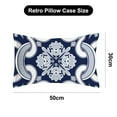 thumbnail image 2 of Cotton Linen Rectangular Decorative Throw Pillow Cover Case 30*50 cm - style4, 2 of 5