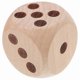 thumbnail image 1 of Wooden Dice Large Wooden Dice Game Dice Props Blank Wooden Dice Wood Point Dice Game Dice, 1 of 3