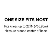 (3 pack) Equate Adjustable Knee Support with Compression for Pain Relief, One Size Fits Most