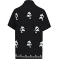 thumbnail image 2 of HAPPY BAY Men's Beach Summer Button Down Short Sleeve Untucked Solid Shirt With Pocket Oxford Casual Shirts for Men XXL Black_W788, 2 of 6