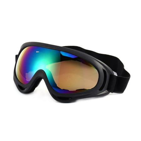 FAGINEY Anti-Dust Goggles, UV Goggles,Anti fog Dust Wind UV Ski Goggles Ski Sunglasses Glasses Outdoor Sports Tool(Colorful