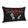 thumbnail image 2 of Death Note Pillowcases Soft Pillow Holder Decorative Cushion Cover Home Decor Rectangular Throw Pillow Covers 20"X30", 2 of 9