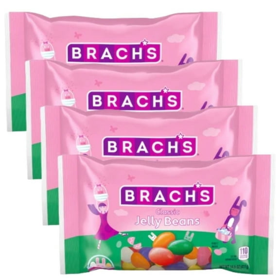 Brach's Classic Jelly Beans Jelly Bird Eggs Candy, 14.5 oz Bags, 4 Pack