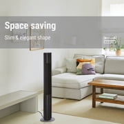 Stadler Form tower fan Peter, energy-efficient and quiet with 29 dB(A), with remote control, swing function, 6 speed levels, 7-hour timer, dimmable LEDs, suitable for the bedroom, white