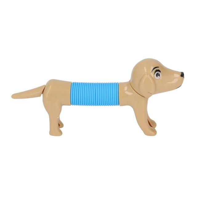Pop Tubes Spring Dog 2 PCS Juguete Sensorial Fidget Toys Sensorial Stretch Dog Toys Flexible Y Variable Fidgets Para Niños Favores De Fiesta
