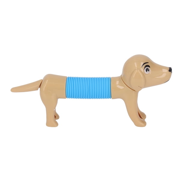 Pop Tubes Spring Dog 2 PCS Juguete Sensorial Fidget Toys Sensorial Stretch Dog Toys Flexible Y Variable Fidgets Para Niños Favores De Fiesta