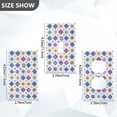 thumbnail image 7 of Yayeee Duplex Wall Plate 1-Gang 4.5"x2.7" Home Receptacle Light Switch Decorative Outlet Cover, Purple Retro Shapes, 7 of 7