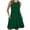 Green, variant on Summer Women's Sleeveless Mini A-Line Dress Solid Color Round Neck Pocket Long Daily Out Wear