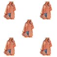 thumbnail image 3 of Sonducket Destaca con una elegante y llamativa camisa para mujer Camisas y blusas para mujer Blusas para mujer Camisas Mujer naranja XL Type2 NO2, 3 of 6